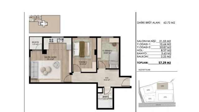 Modern residential architecture Project #90-3403 Beşiktaş Istanbul Mozaik Investments Luxury indoor pool and fitness amenities Beşiktaş Project #90-3403 Strategic location map Beşiktaş near Yıldız Metro Project #90-3403