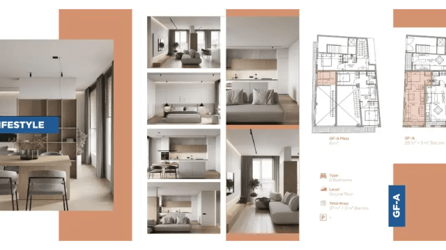 Modern luxury apartment at Mozaik Investments Project #30-2606 in Nikaia Athens Greece Golden Visa
