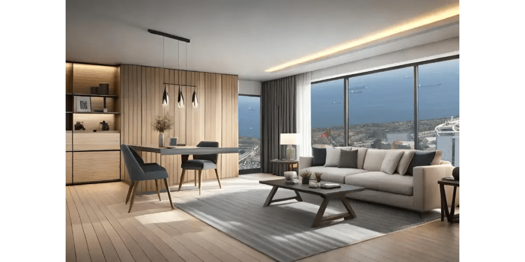 Project #90-2601 | Luxury 3+1 Sea View Apartment in Zeytinburnu by Mozaik Investments. This premium residence on the 12th/13th floor features 150 m² of living space , a modern Smart Home system , and full panoramic sea views. Located 1 minute from Zeytinburnu Marmaray and Fişekhane , it offers elite facilities including a gym, sauna, and 24/7 security. High-investment value with NO Title Deed fees and full eligibility for Turkish Citizenship