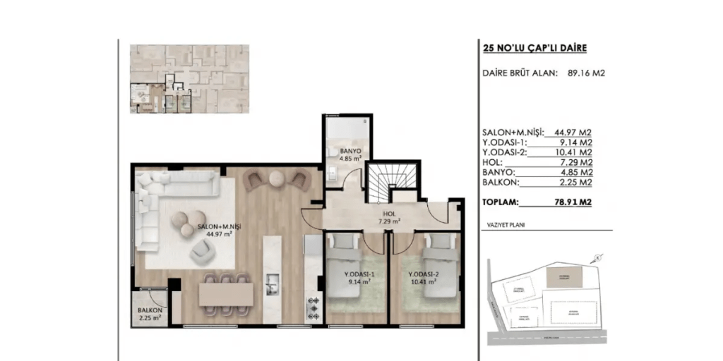 Modern residential architecture Project #90-3403 Beşiktaş Istanbul Mozaik Investments Luxury indoor pool and fitness amenities Beşiktaş Project #90-3403 Strategic location map Beşiktaş near Yıldız Metro Project #90-3403