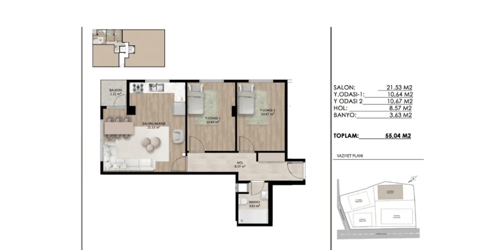 Modern residential architecture Project #90-3403 Beşiktaş Istanbul Mozaik Investments Luxury indoor pool and fitness amenities Beşiktaş Project #90-3403 Strategic location map Beşiktaş near Yıldız Metro Project #90-3403