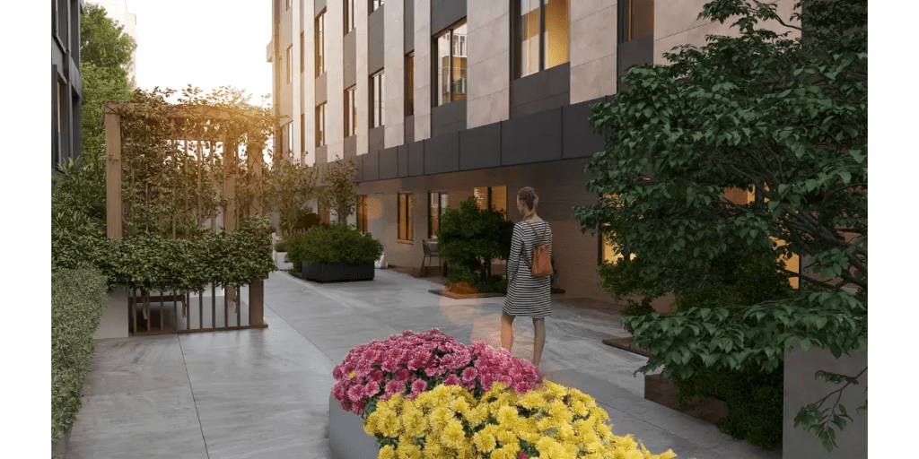 Modern residential architecture Project #90-3403 Beşiktaş Istanbul Mozaik Investments Luxury indoor pool and fitness amenities Beşiktaş Project #90-3403 Strategic location map Beşiktaş near Yıldız Metro Project #90-3403