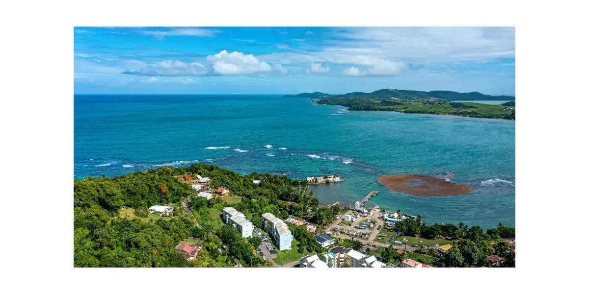 Pristine tropical coastline and lush greenery of Dominica for Citizenship by Investment