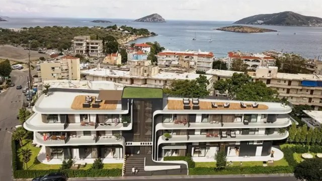 Renovated residential building Project #30-2605 Athenian Riviera coastal investment Mozaik Investments