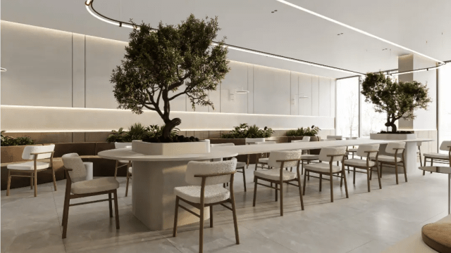 Fully furnished smart home interior with Japanese minimalist design #971-2601