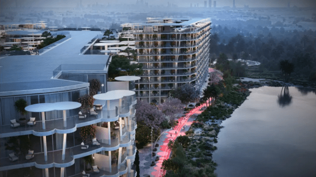 Luxury Zen-inspired residential resort #971-2601 in Falcon City Dubai