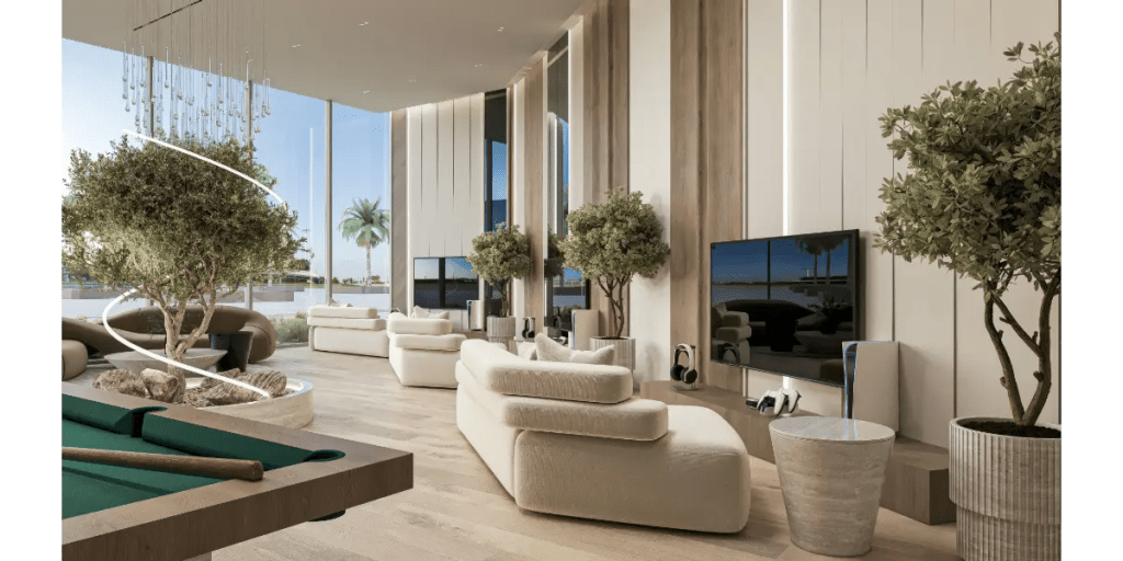 Fully furnished smart home interior with Japanese minimalist design #971-2601