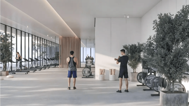 Fully furnished smart home interior with Japanese minimalist design #971-2601